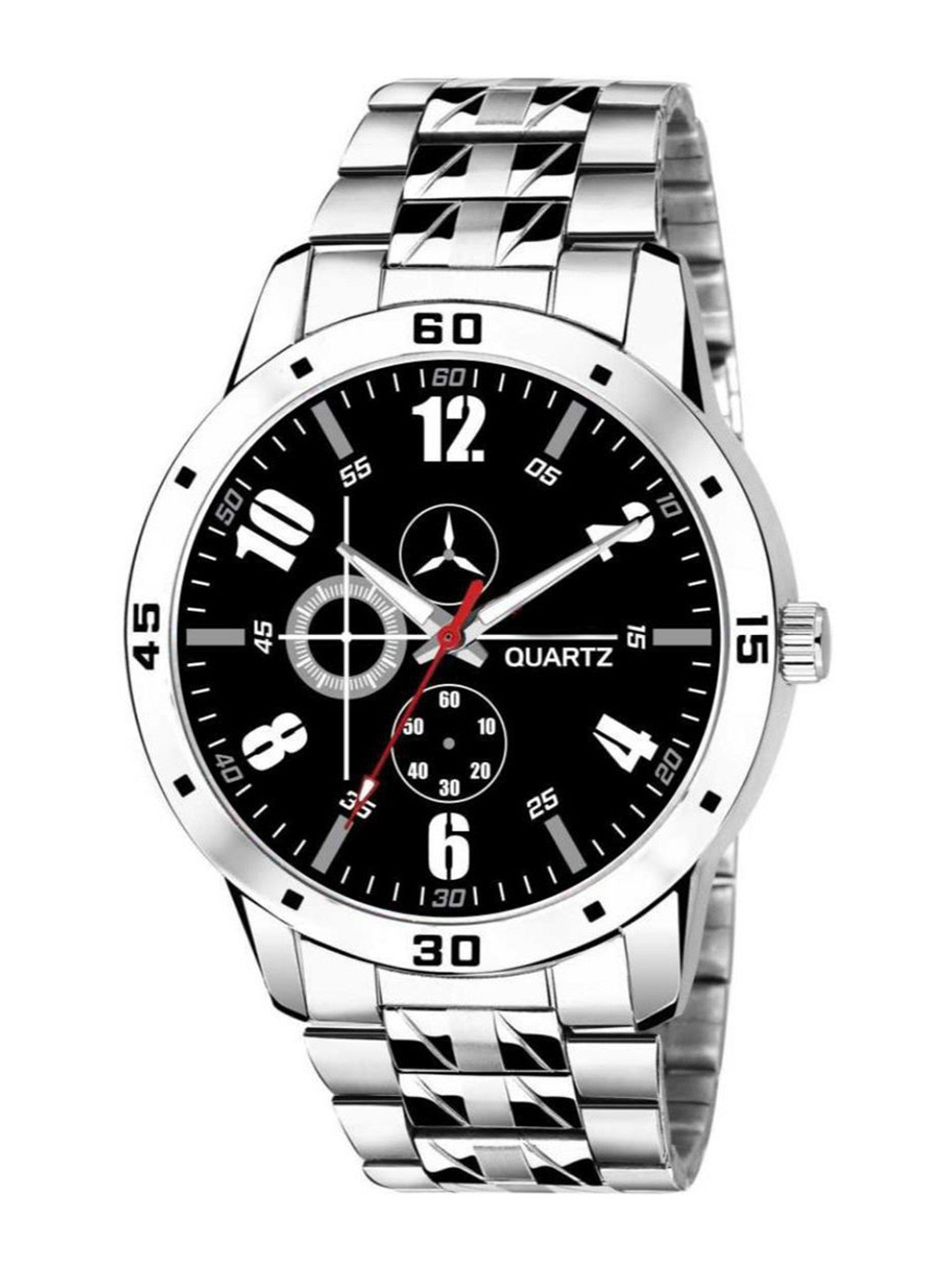 Miss Perfect Unisex Patterned Dial & Bracelet Style Straps Analogue Watch foxx85