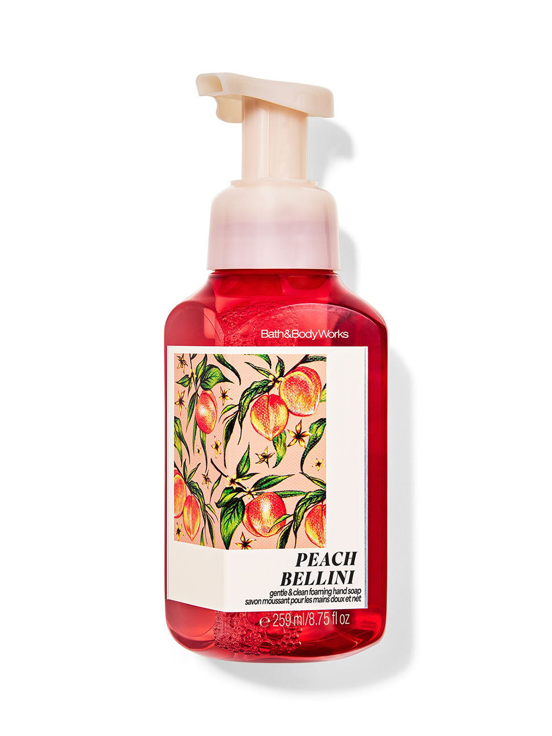 Bath & Body Works Peach Bellini Gentle & Clean Foaming Hand Soap - 259ml