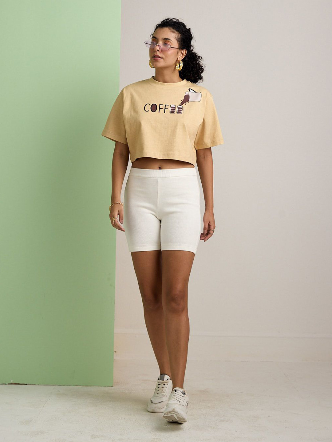 AVOCADO Women Cotton COFFEE Printed Top