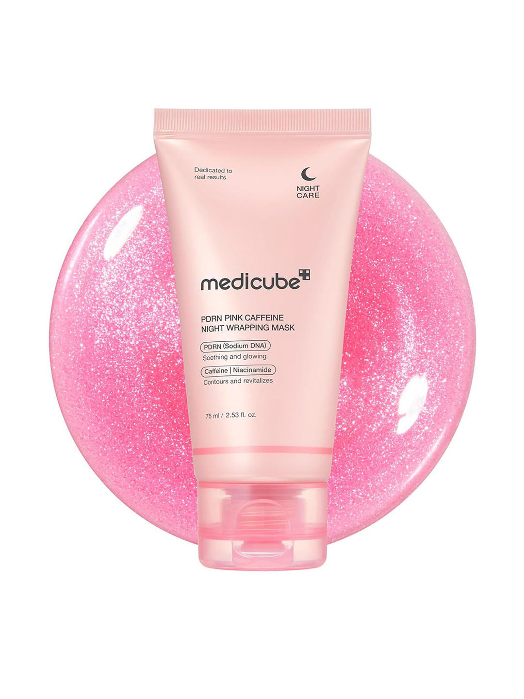 Medicube PDRN Pink Caffeine Night Wrapping Mask - 75 ml