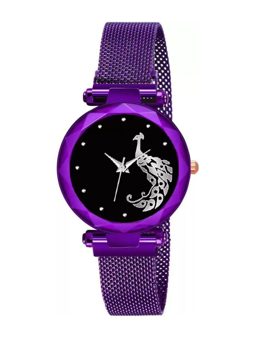 Miss Perfect Unisex Printed Dial & Bracelet Style Straps Analogue Watch jk705