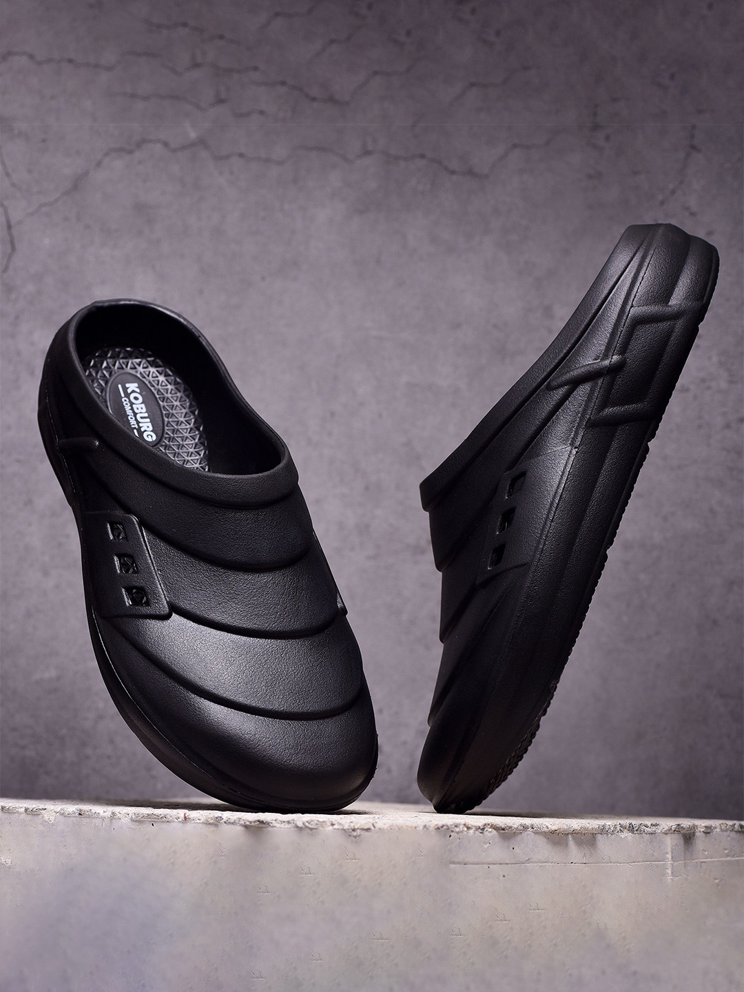 Koburg Men Plasma Self Design EVA Clogs