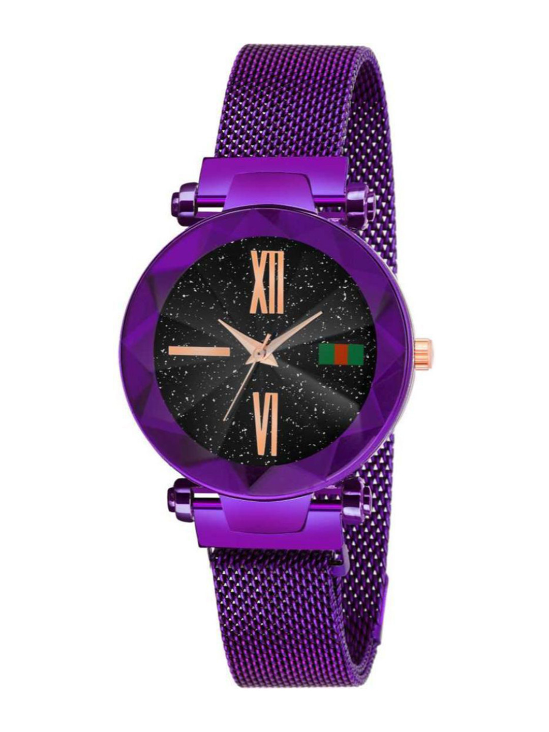 Miss Perfect Unisex Round Dial & Bracelet Style Straps Analogue Watch PayM292