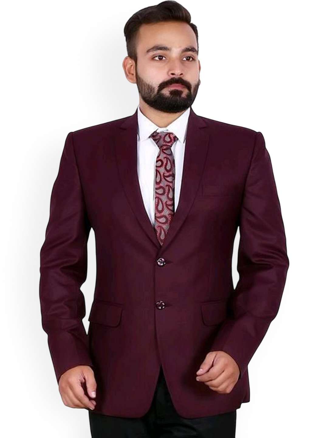 La Rainbow Notched Lapel Single-Breasted Blazer