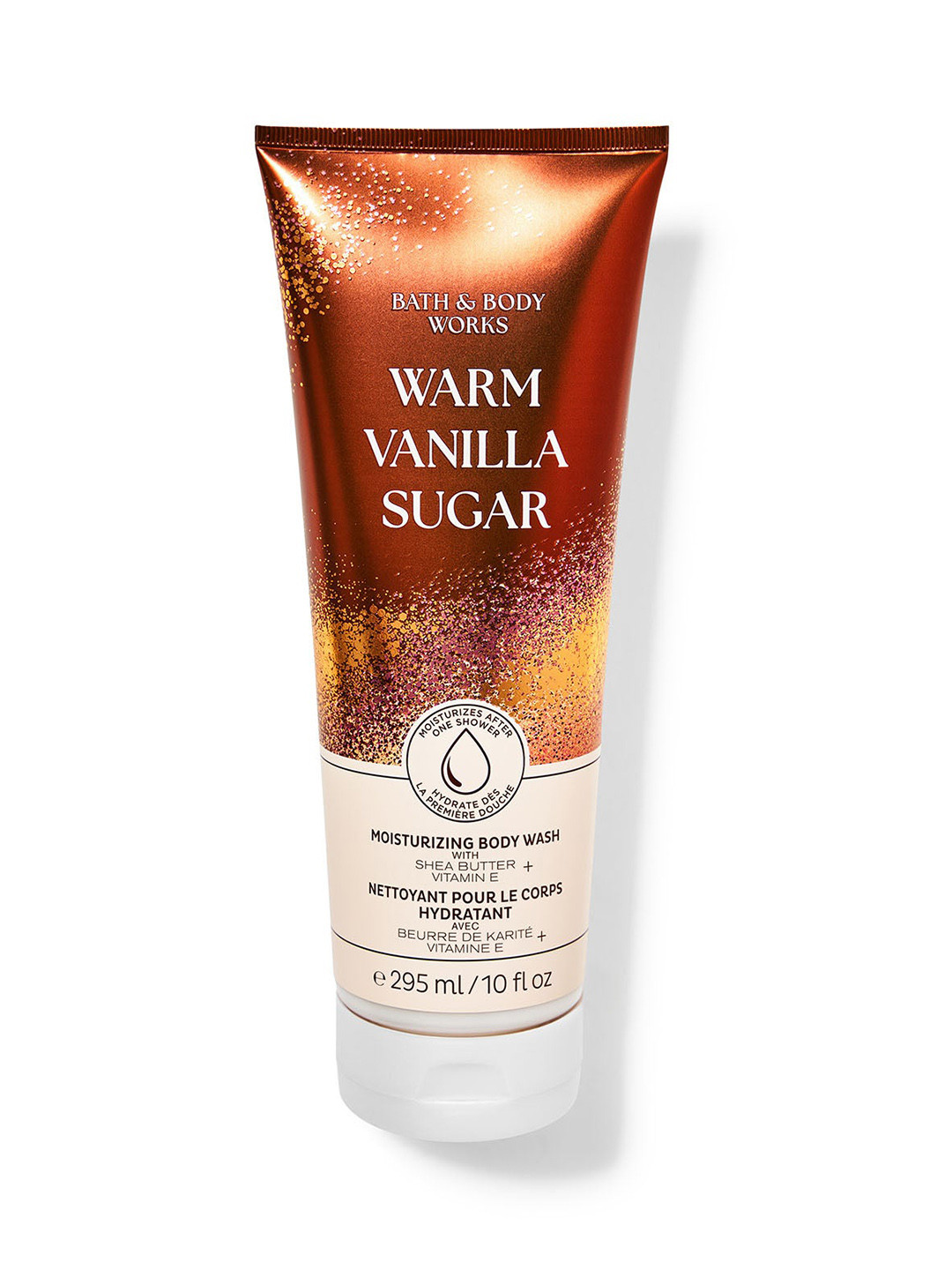 Bath & Body Works Warm Vanilla Sugar Moisturizing Body Wash with Shea Butter - 296ml