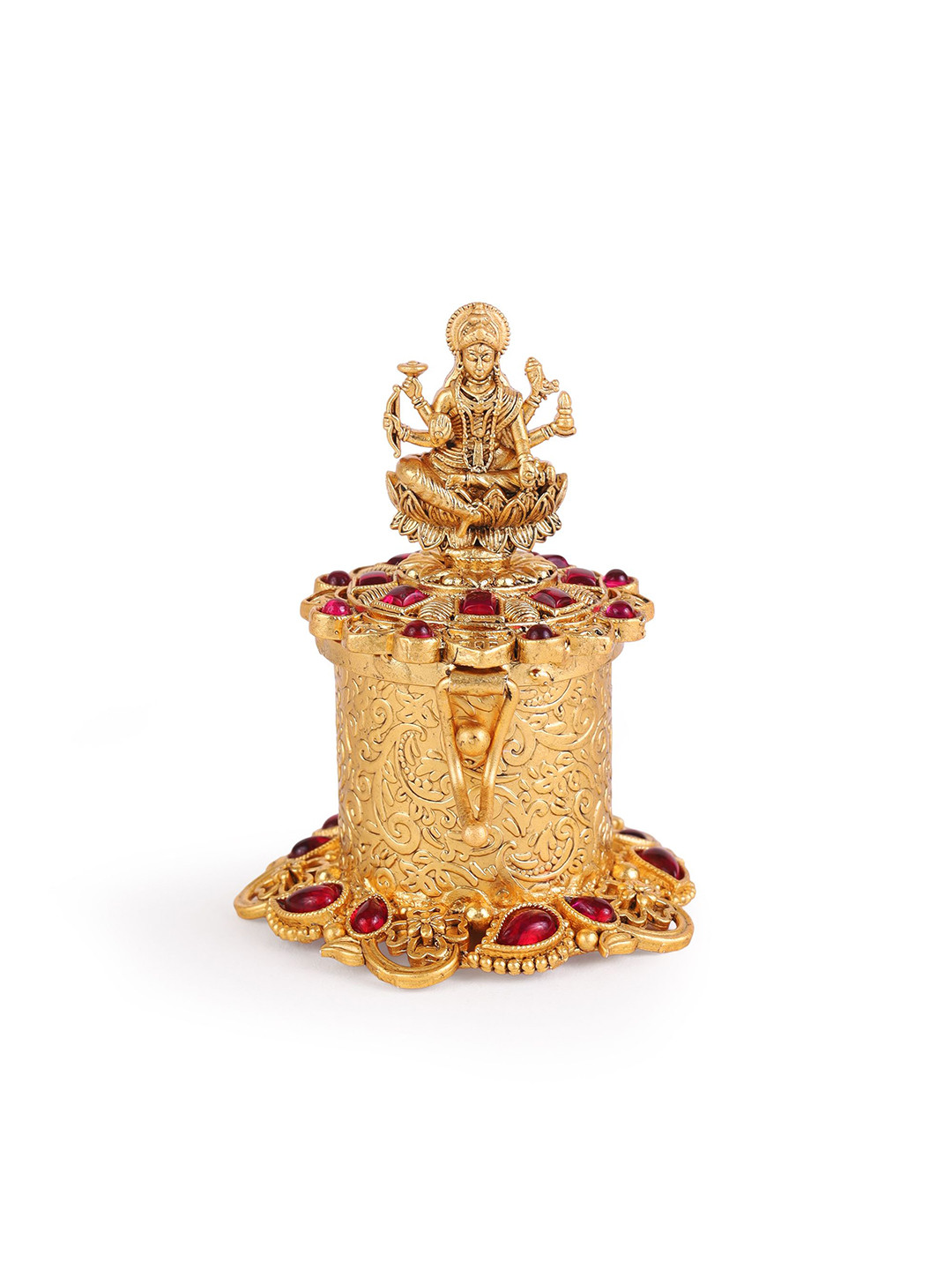 SALONI FASHION JEWELLERY Gold-Plated Laxmi Design Sindoor Dani