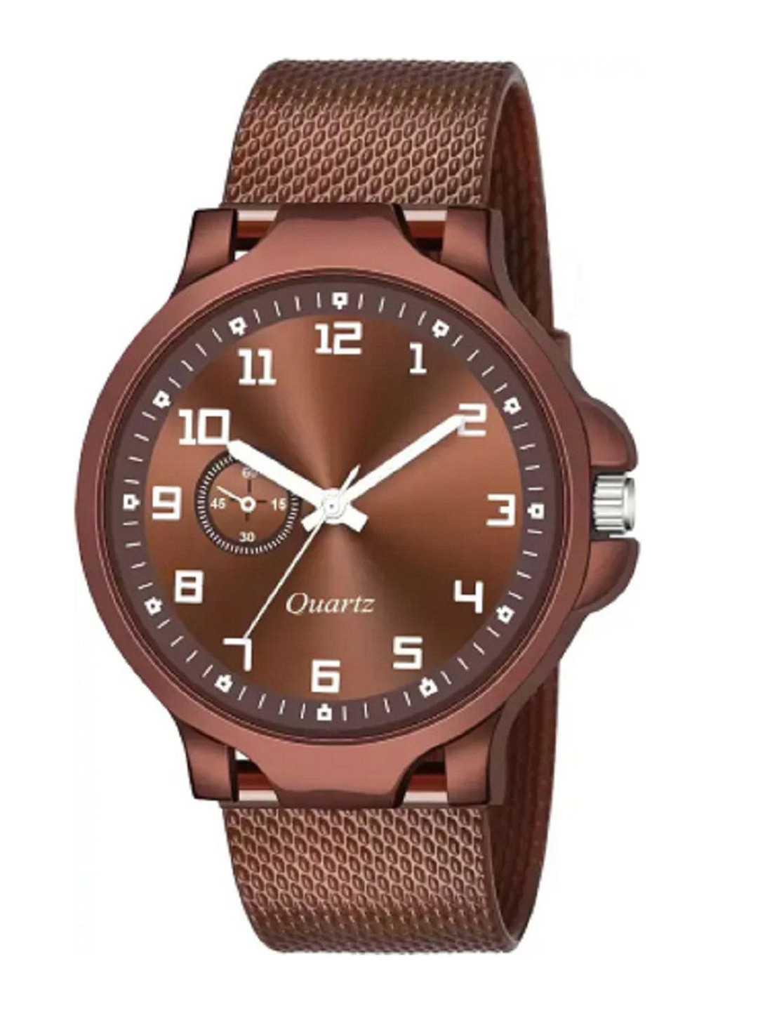 Miss Perfect Unisex Embellished Dial & Straps Analogue Watch FG248