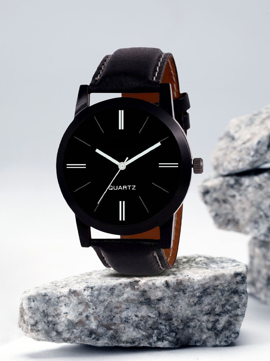 Miss Perfect Men Dial & Leather Straps Analogue Watch aa63