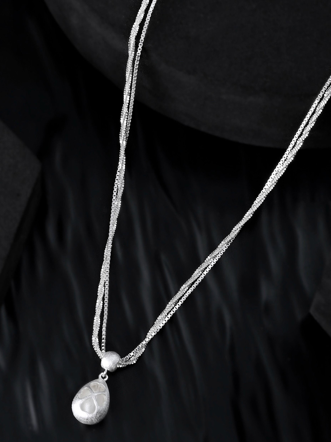 Richlook Sterling Silver Plated Minimal Necklace