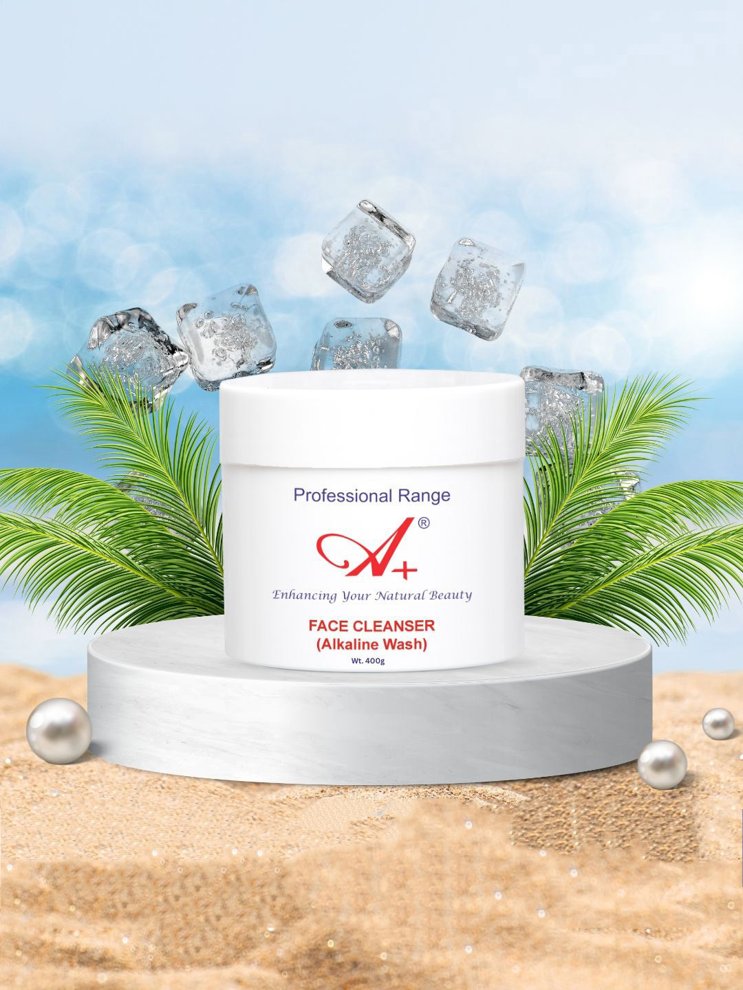 A+ Professional Range Face Cleanser Alkaline Wash - 400 g