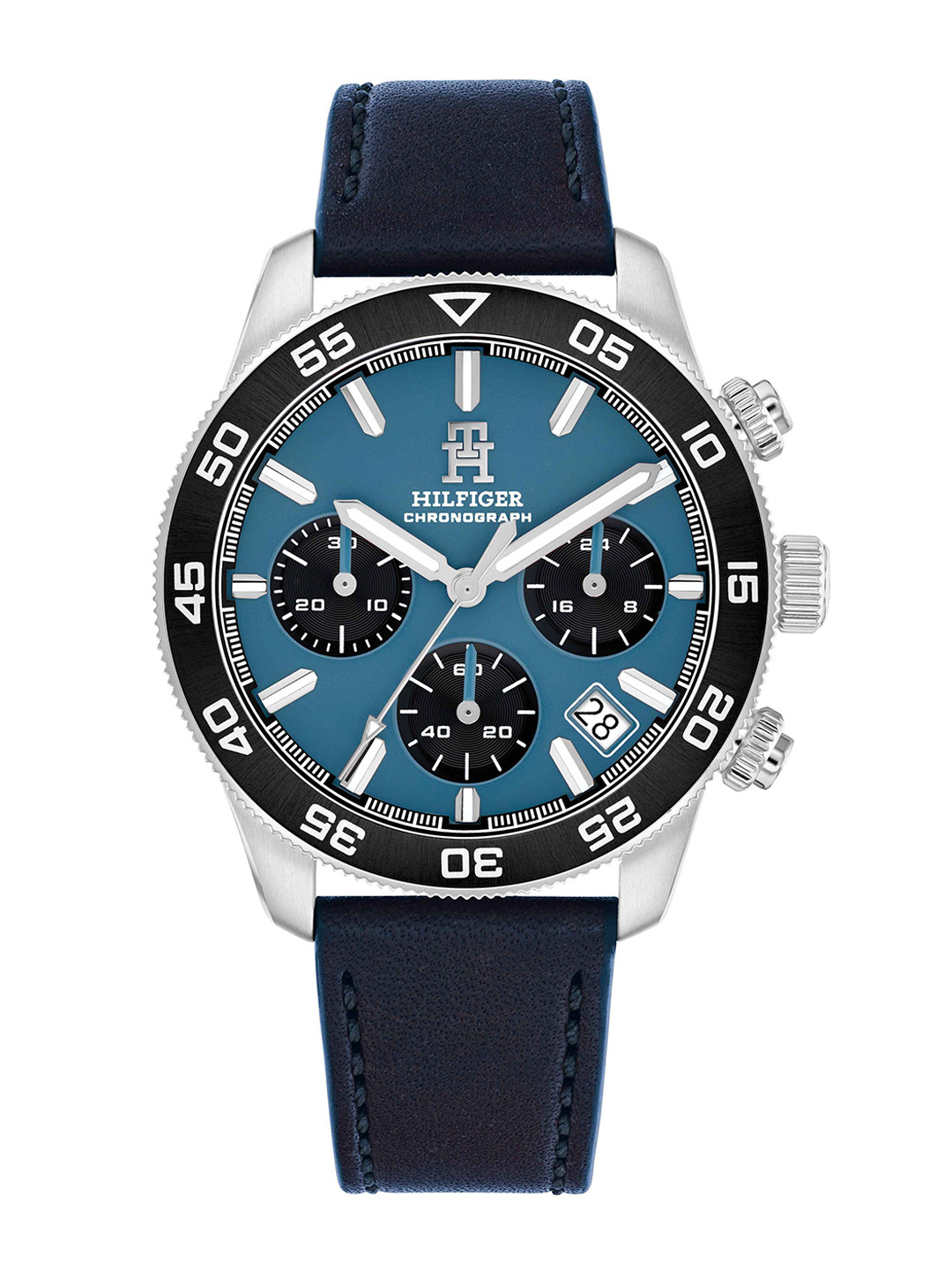 Tommy Hilfiger Th85 Round Dial Men's Leather Watch - TH1792187W