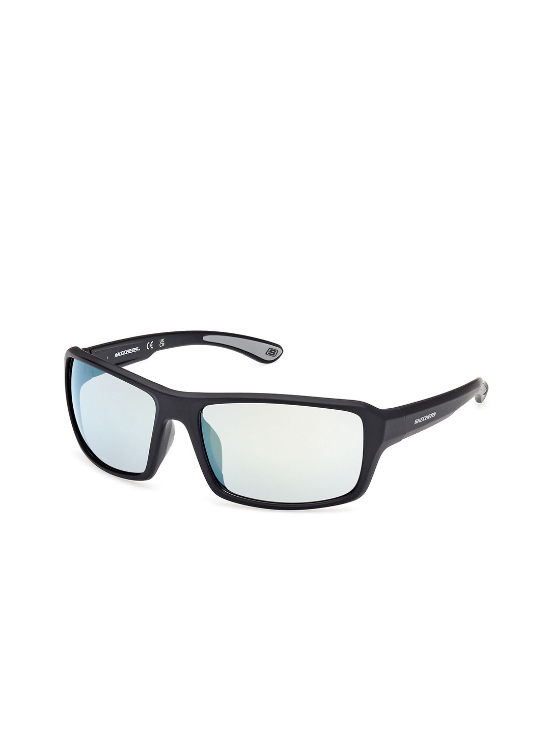 Skechers Unisex Acetate Full Rim Rectangle Sunglasses SE6289 61 02C