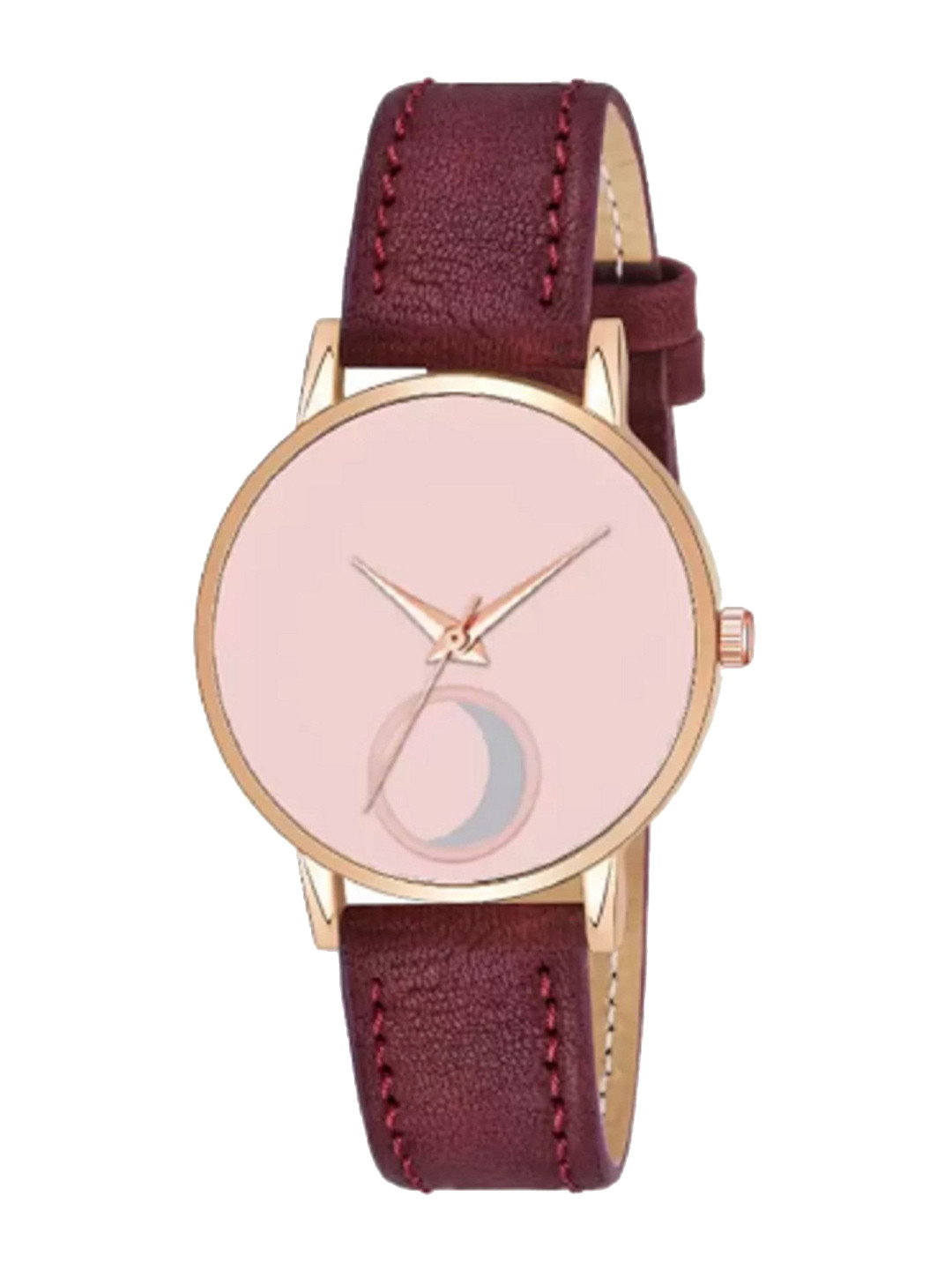 Miss Perfect Unisex Leather Textured Straps Analogue Watch HJ176