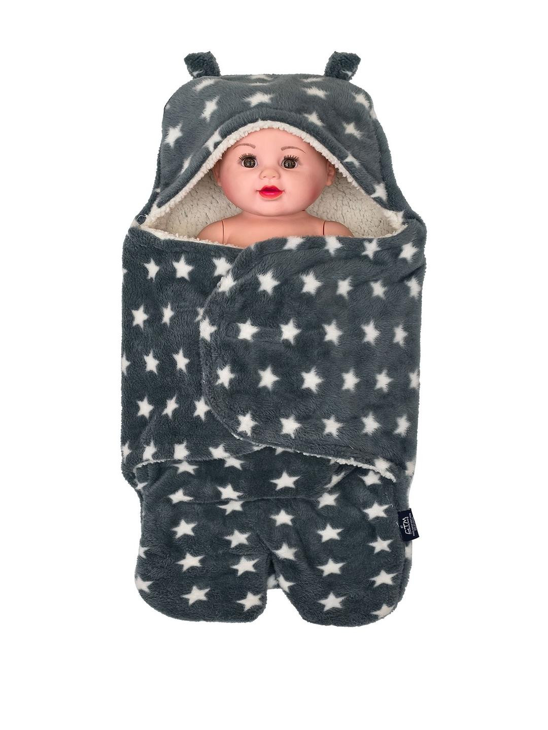 SIDLY PIDLY Baby Printed Crib Fleece Blankets