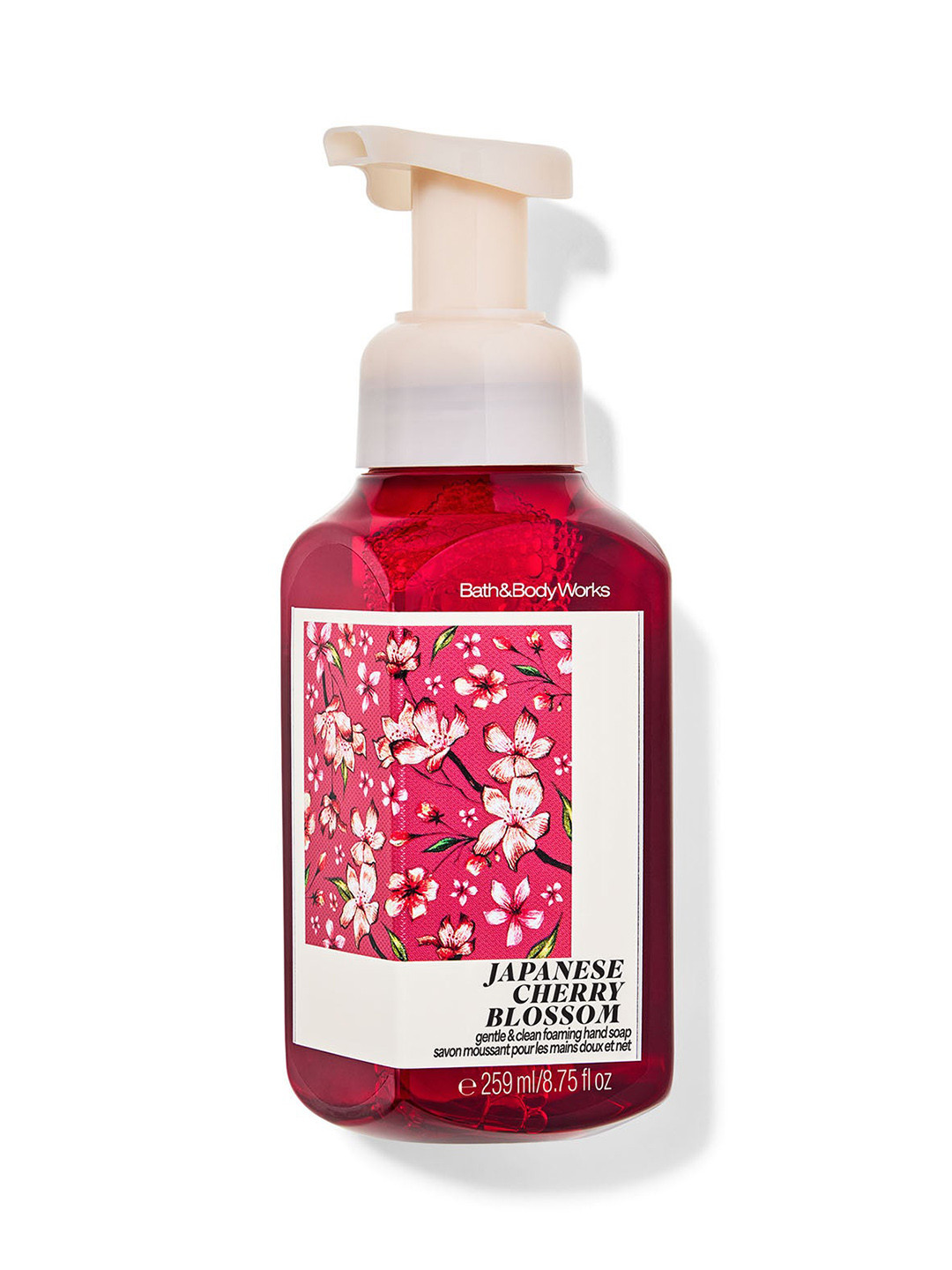 Bath & Body Works Japanese Cherry Blossom Gentle & Clean Foaming Hand Soap - 259 ml