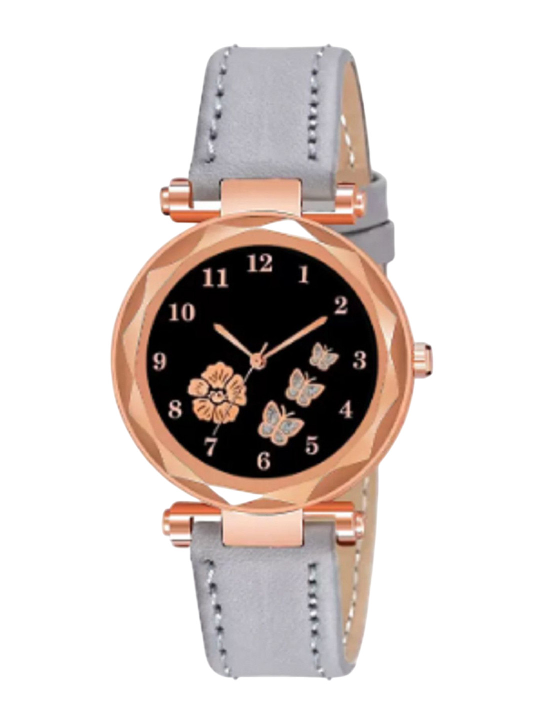 Miss Perfect Women Printed Dial & Leather Straps Analogue Watch HJ514