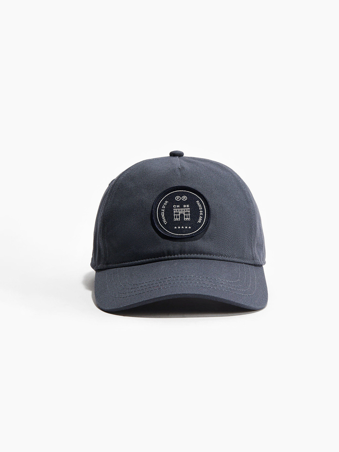 H&M Men Pure Cotton Appliqud Twill Cap