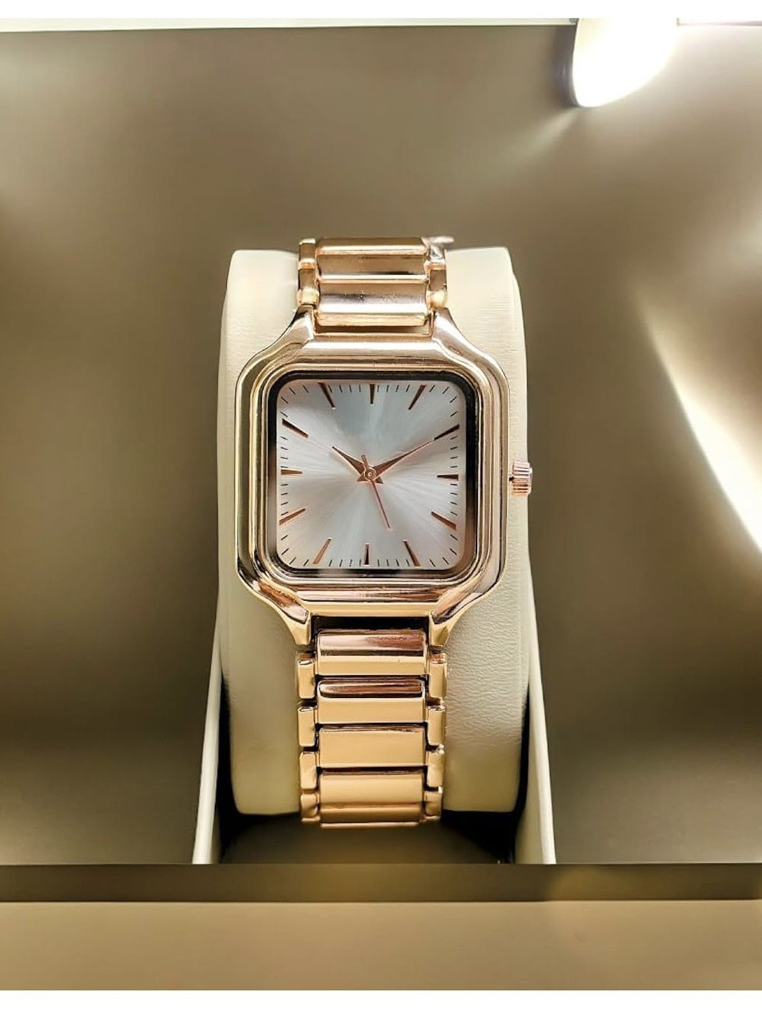 SWADESI STUFF Men Dial & Bracelet Style Straps Analogue Watch SDS 156 ROSEGOLD 81