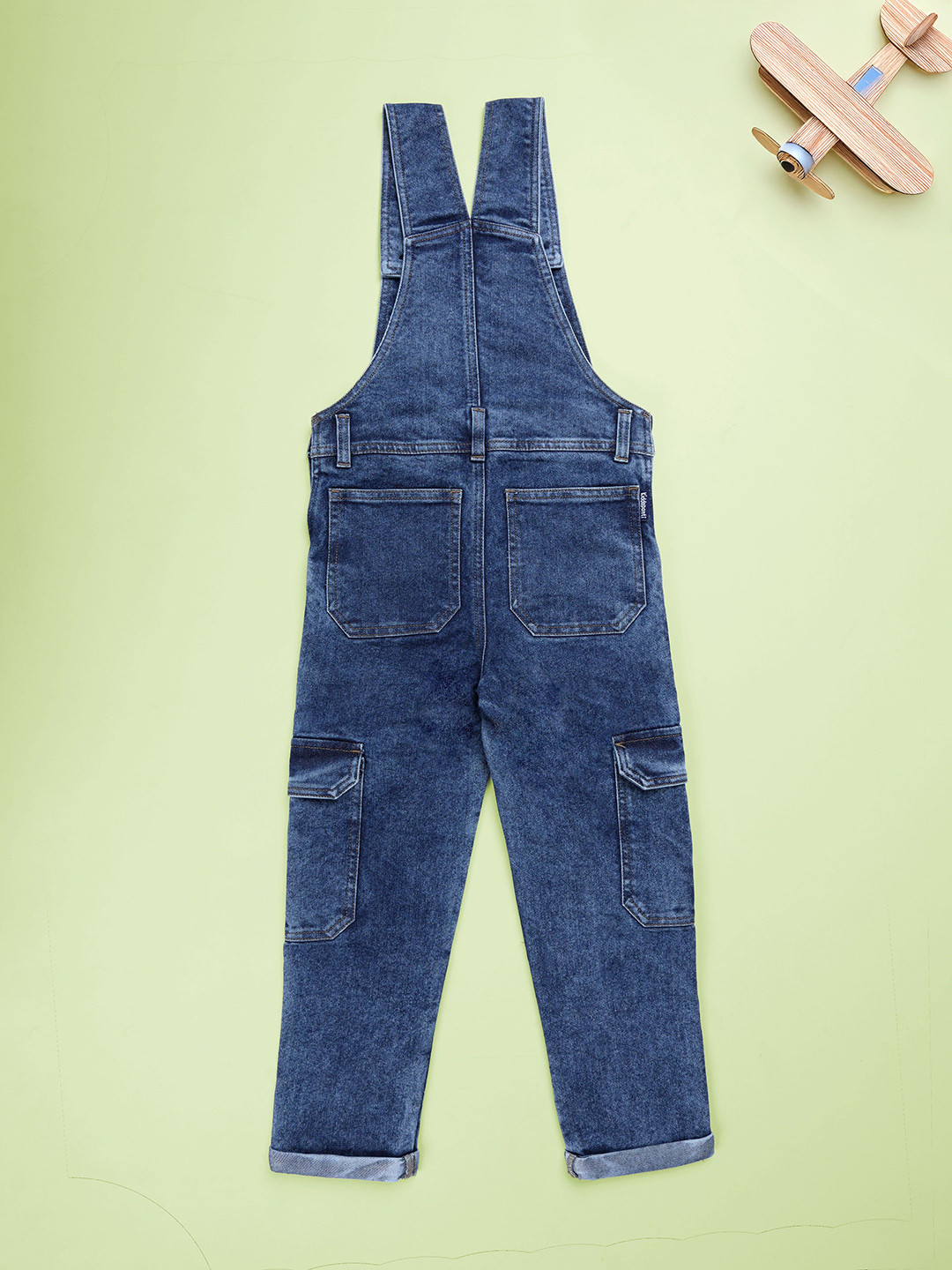 KiddoPanti Kids Straight Leg Dungarees