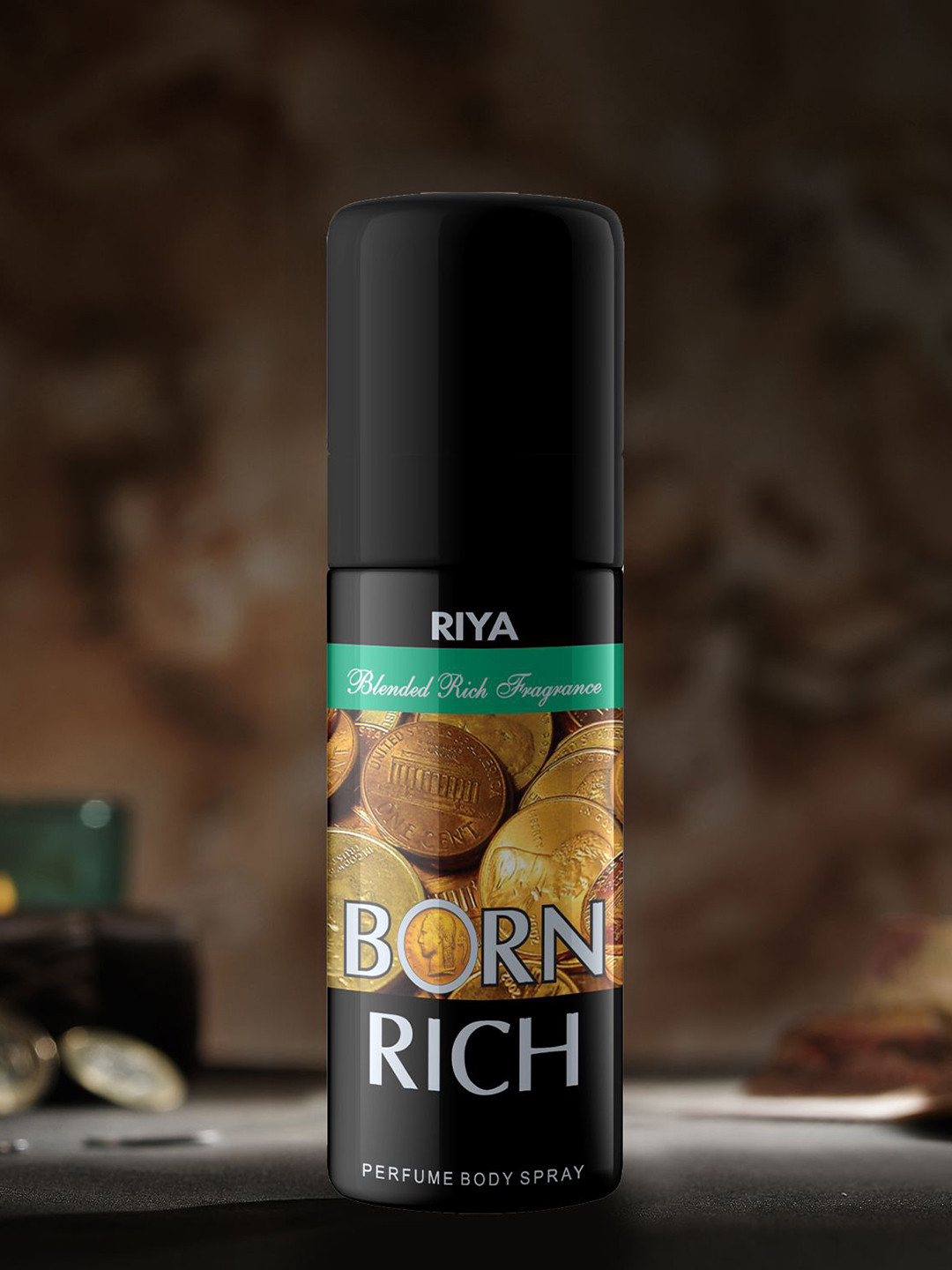 RIYA Set Of 2 Born Rich Eau de Parfum - 100 ml With Deodorant Spray - 40 ml