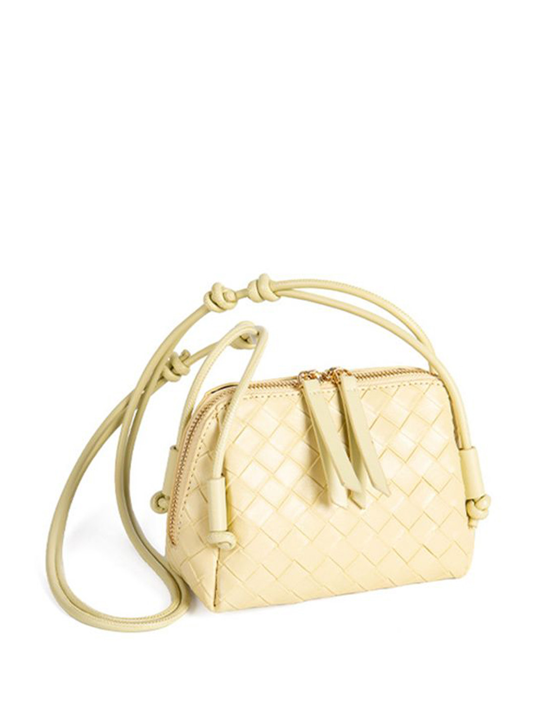 CORSICA Women Textured Half Moon Quilted Sling Bag