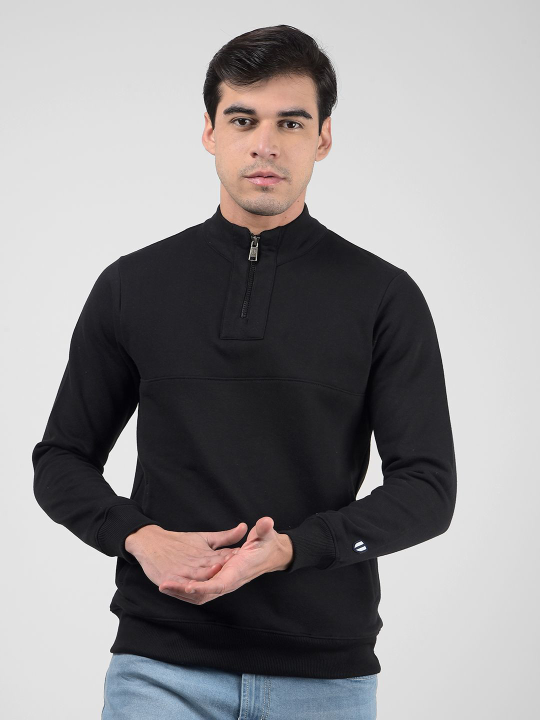 Numero Uno Men Mock Neck Sweatshirt