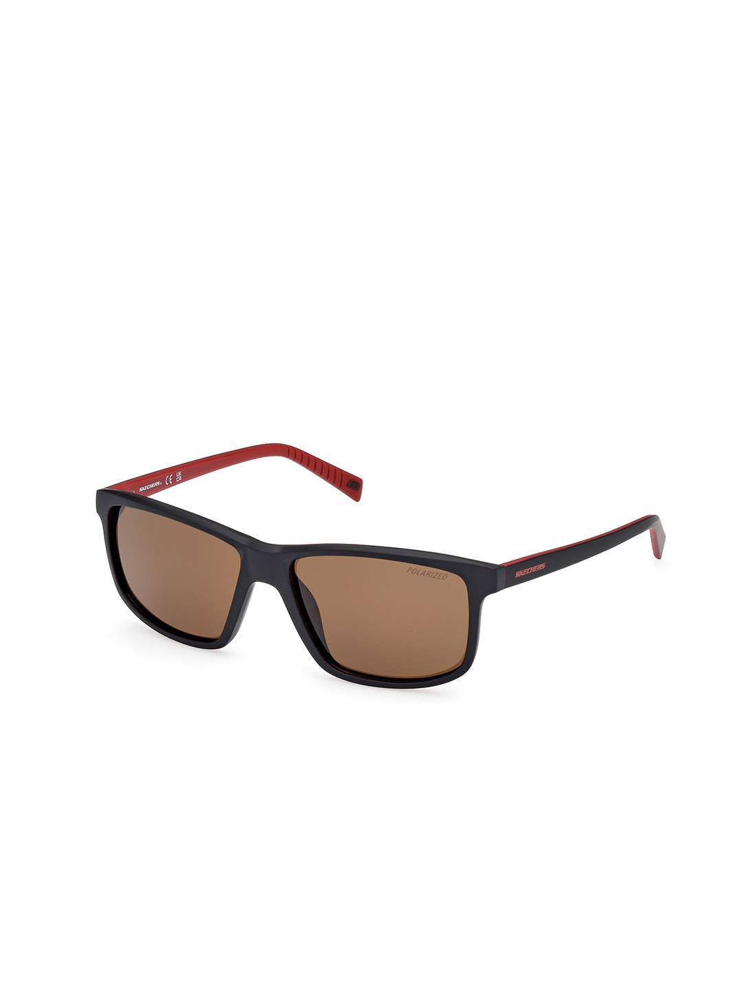 Skechers Men UV Protected Full Rim Square Sunglasses SE6291 57 02H