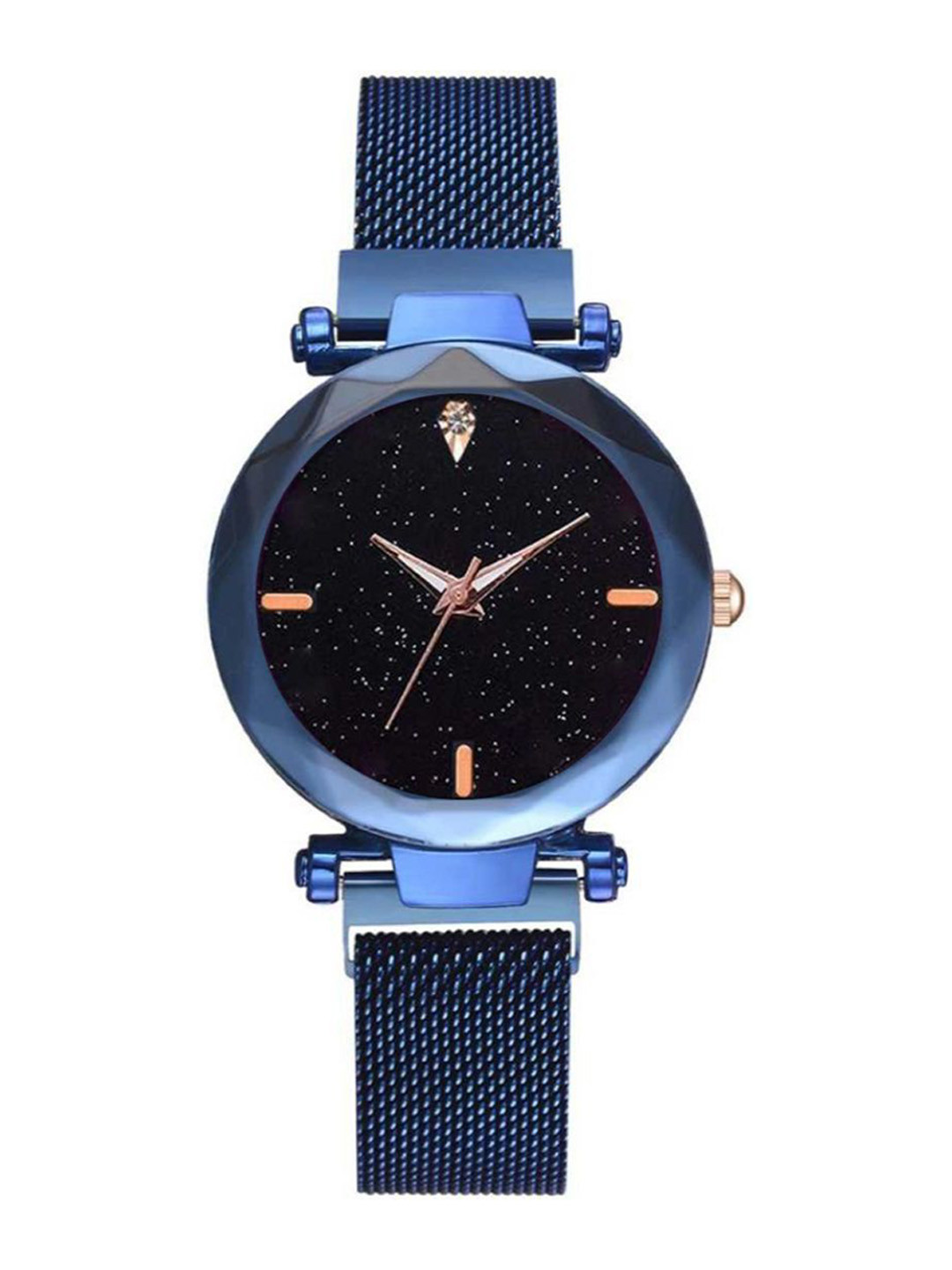 Miss Perfect Women Embellished Round Dial & Bracelet Style Straps Analogue Watch MEBL-+