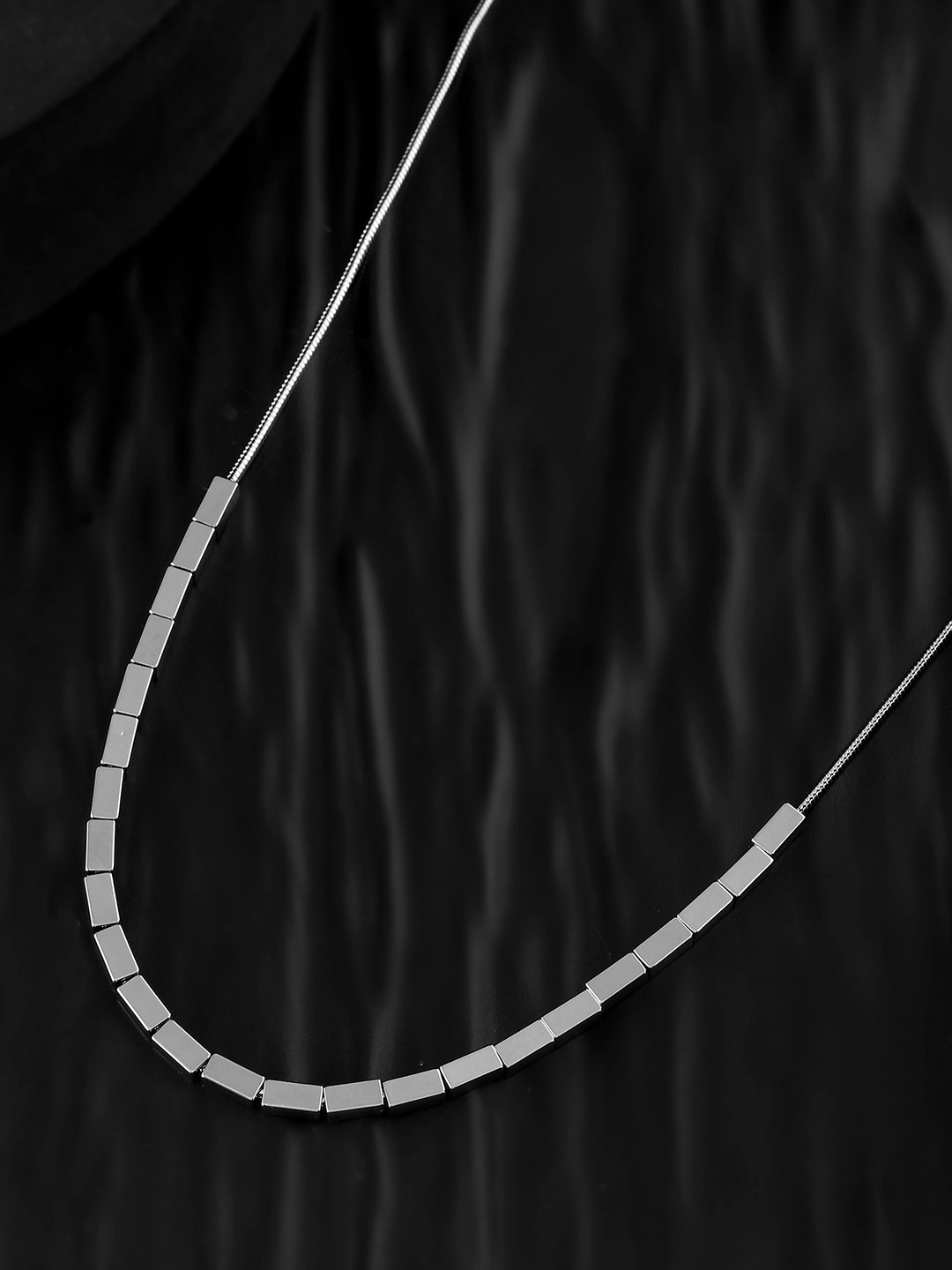Richlook Silver Plated Geometric Necklace