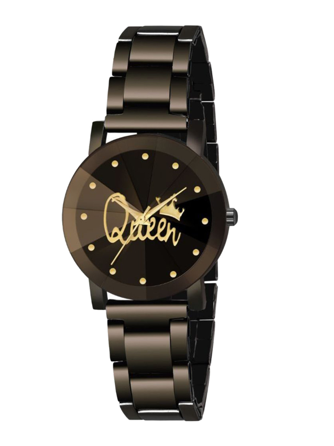 Miss Perfect Unisex Embellished Dial & Bracelet Style Straps Analogue Watch TrM15