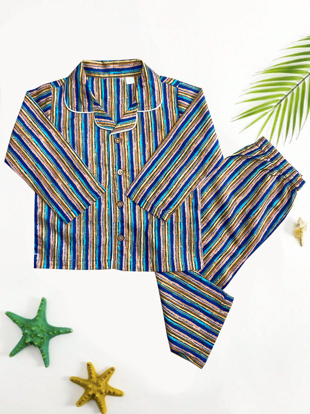 BAESD Kids Kishu Printed Pure Cotton Night suit