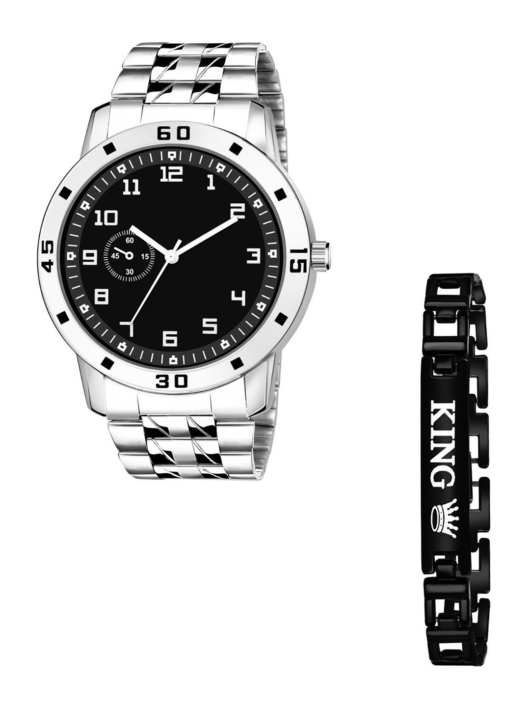 Miss Perfect Unisex Watch Gift Set with Bracelet