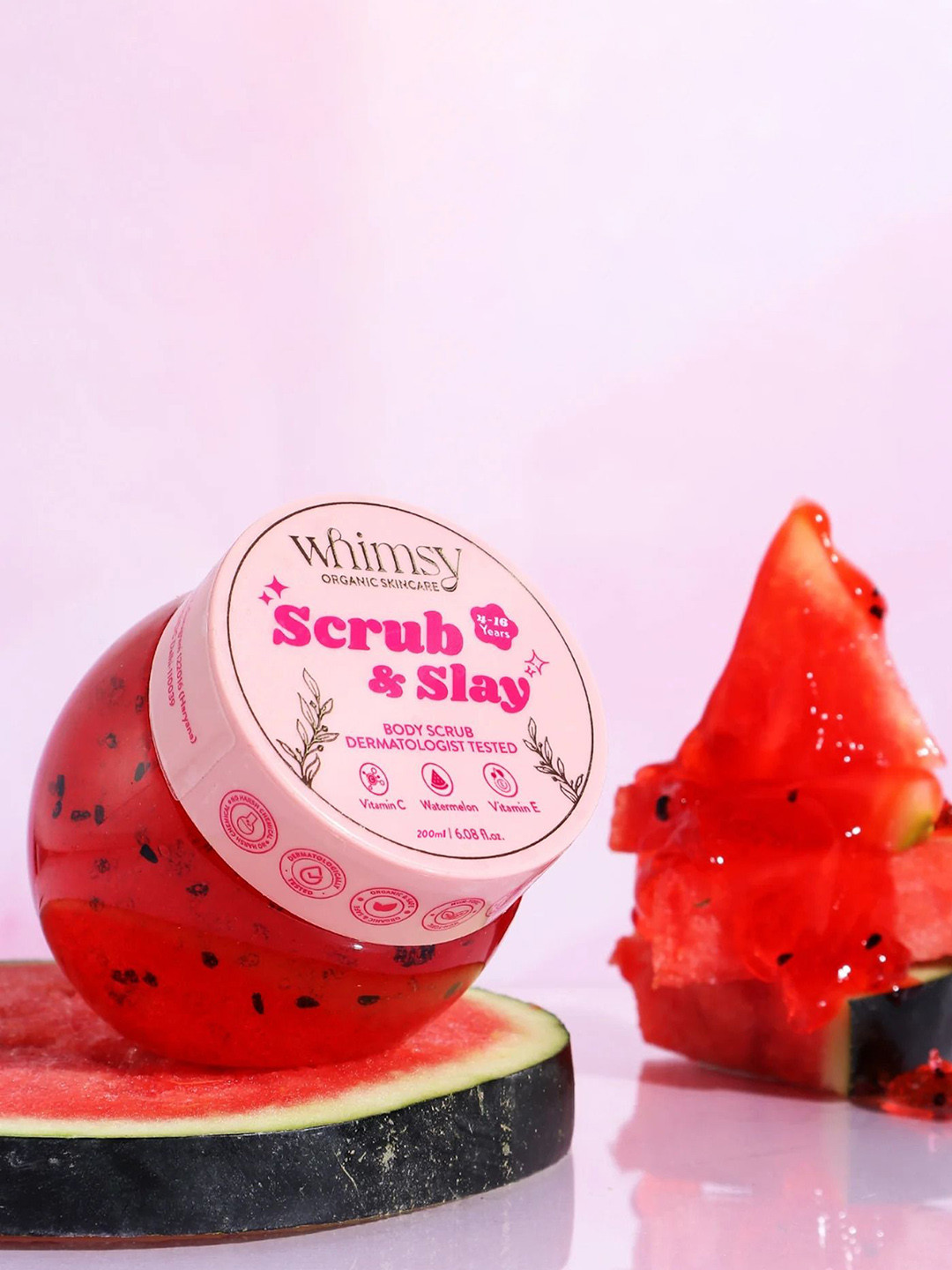 Whimsy Beauty Watermelon Body Scrub- 200 ml