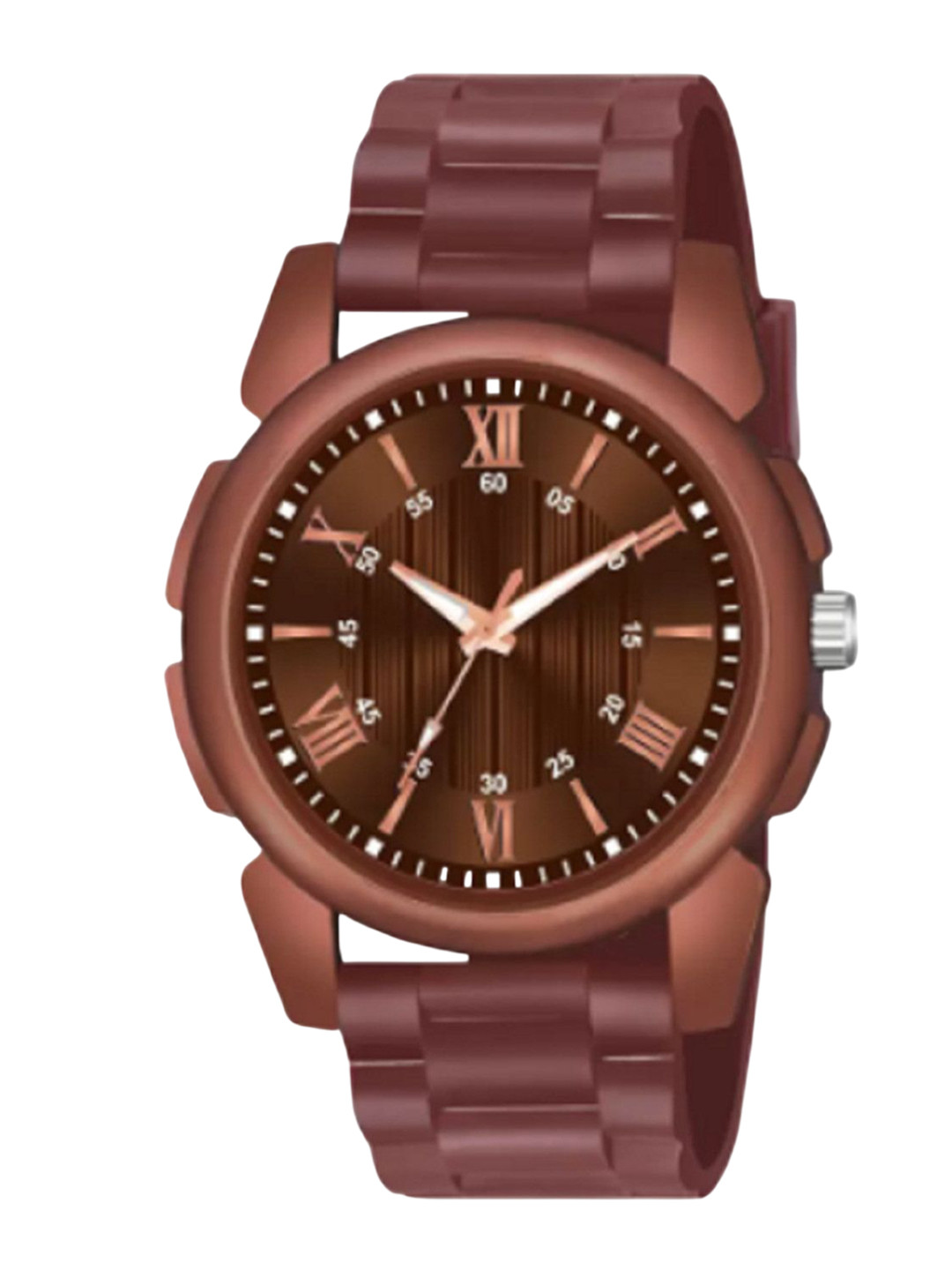 Miss Perfect Men Round Dial & Straps Analogue Watch AC124