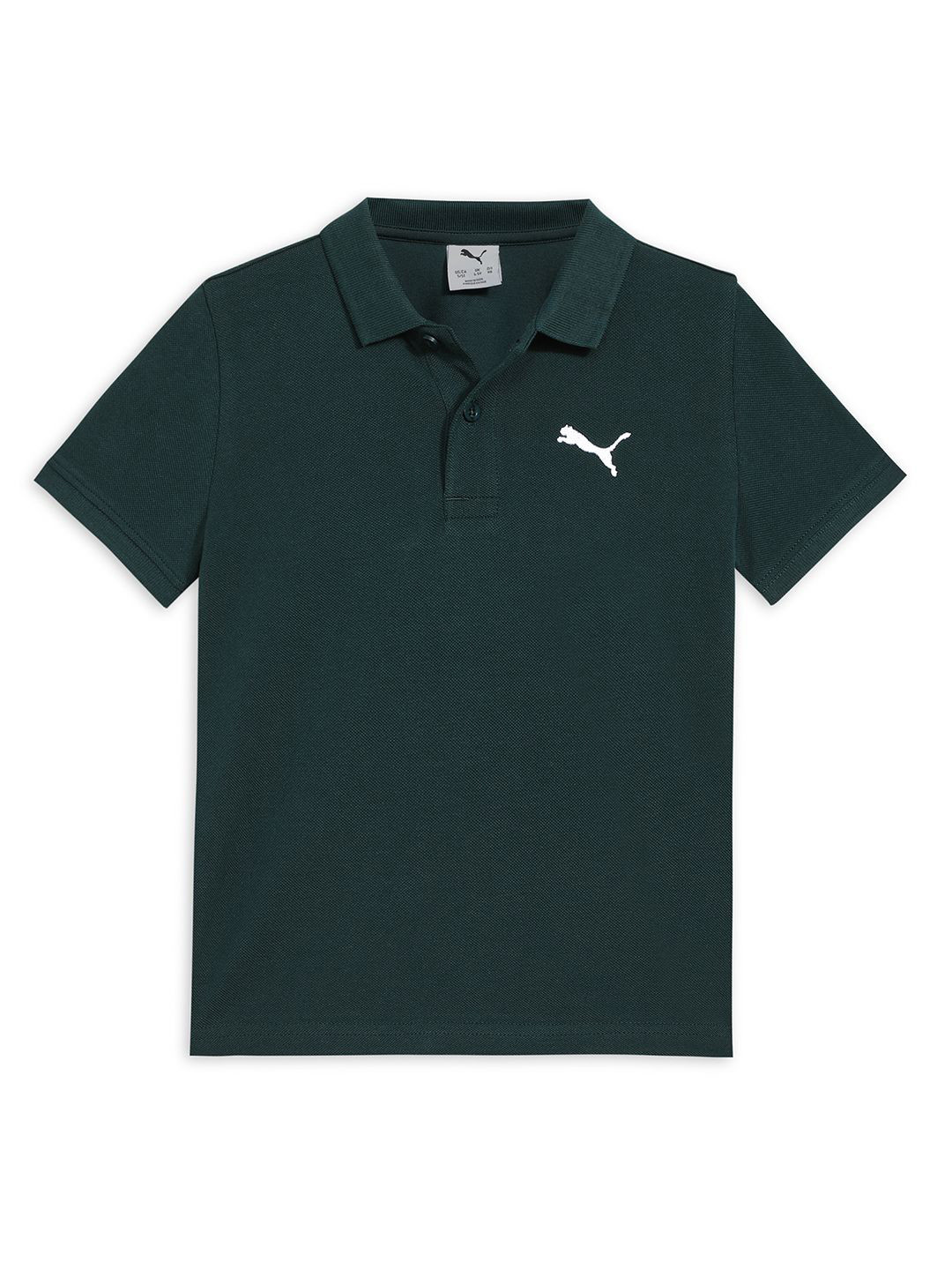 Puma Kids Regular Fit Cotton Polo T-shirt