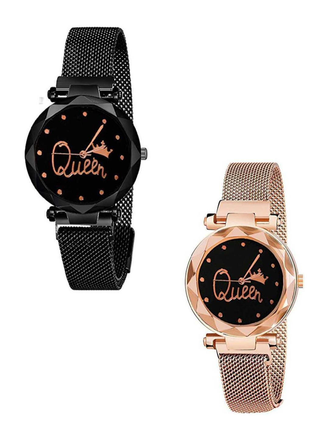 Miss Perfect Women Pack of 2 Round Dial Analogue Watches TrM91