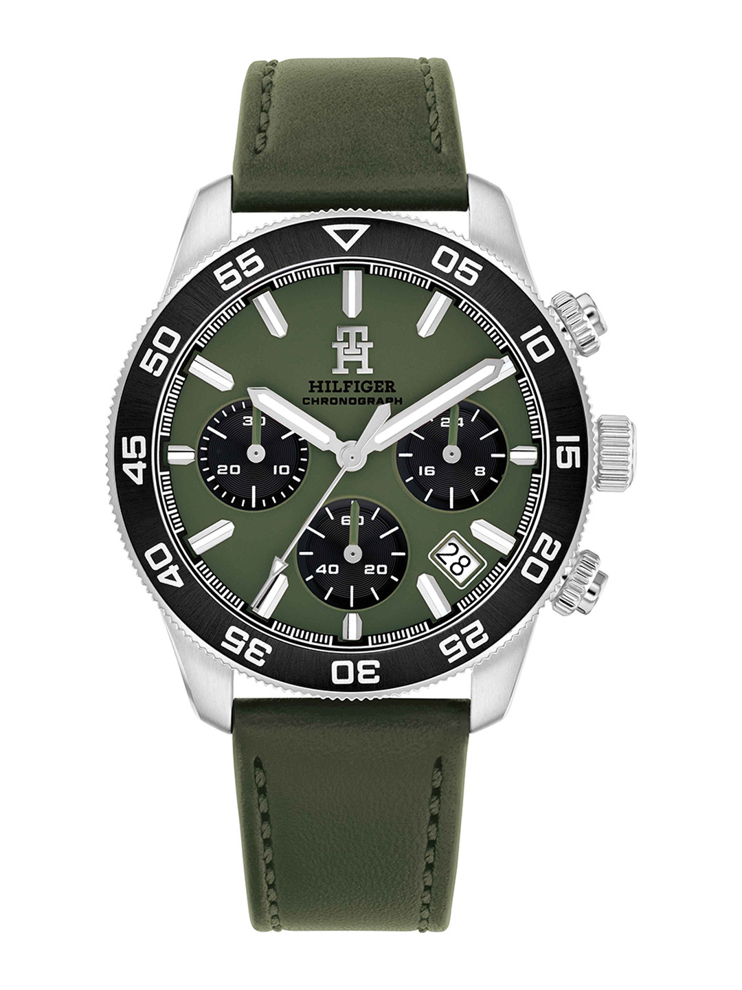 Tommy Hilfiger Th85 Round Dial Men's Leather Watch - TH1792188W