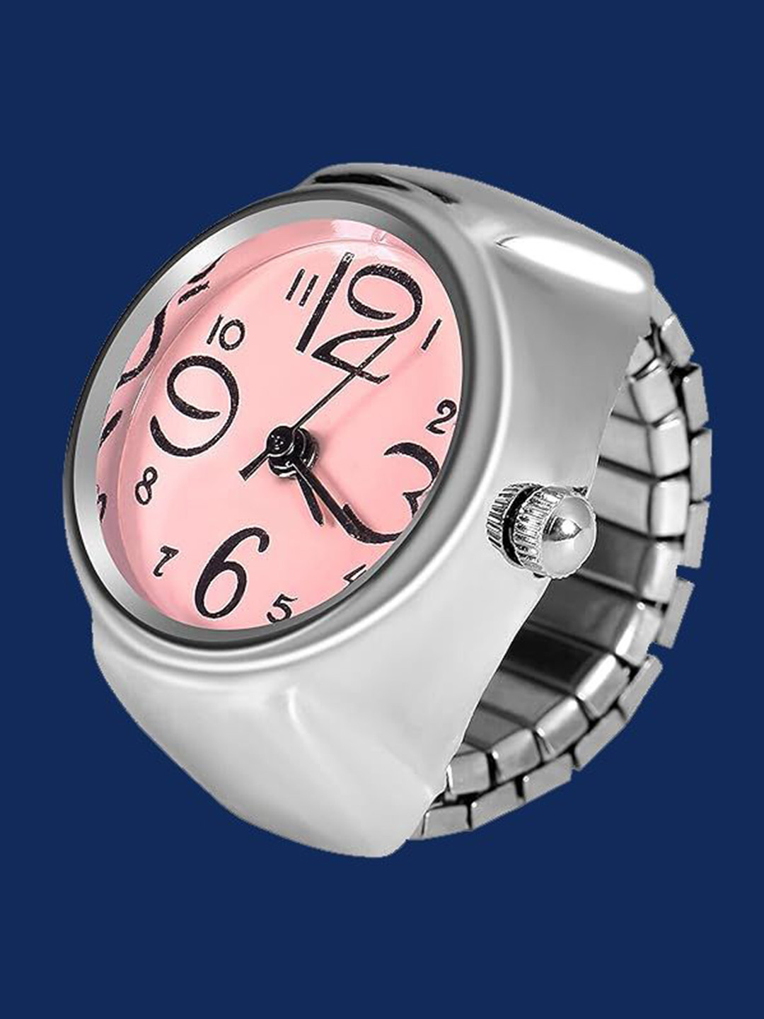 DIVASTRI Sliver Plated Finger  Watch