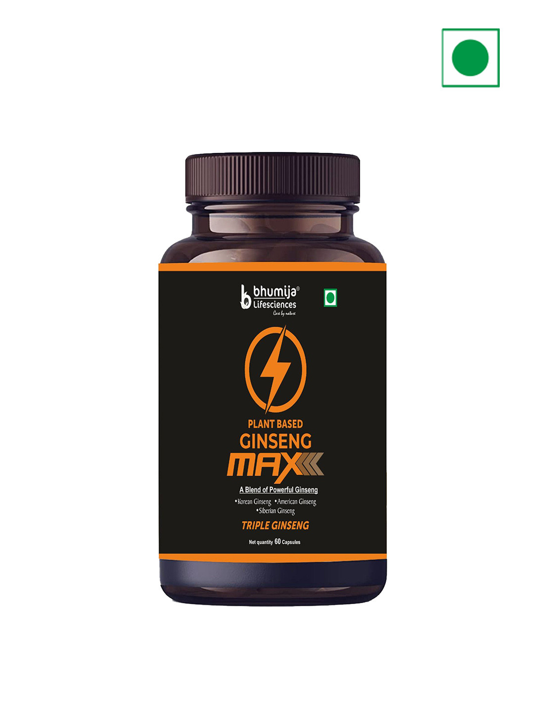 BHUMIJA LIFESCIENCES Triple Ginseng Maxx - 60 Capsules