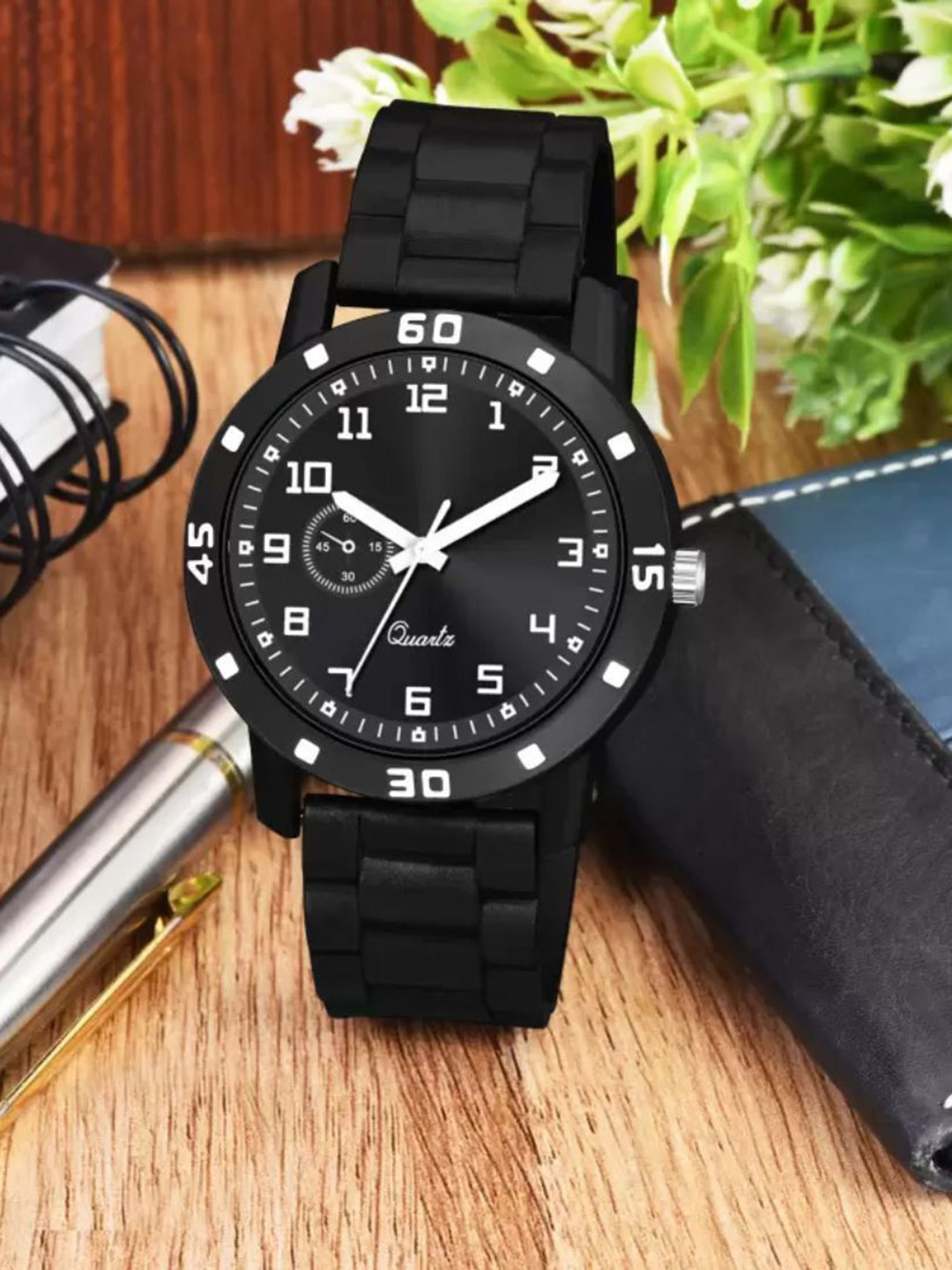 Miss Perfect Unisex Printed Dial & Bracelet Style Straps Analogue Watch ACC40