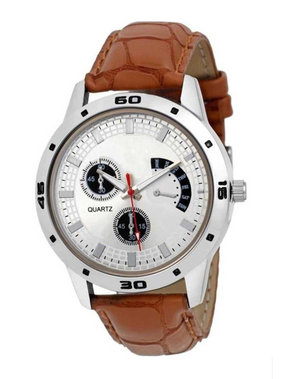 Miss Perfect Unisex Dial & Leather Straps Analogue Watch ni11226