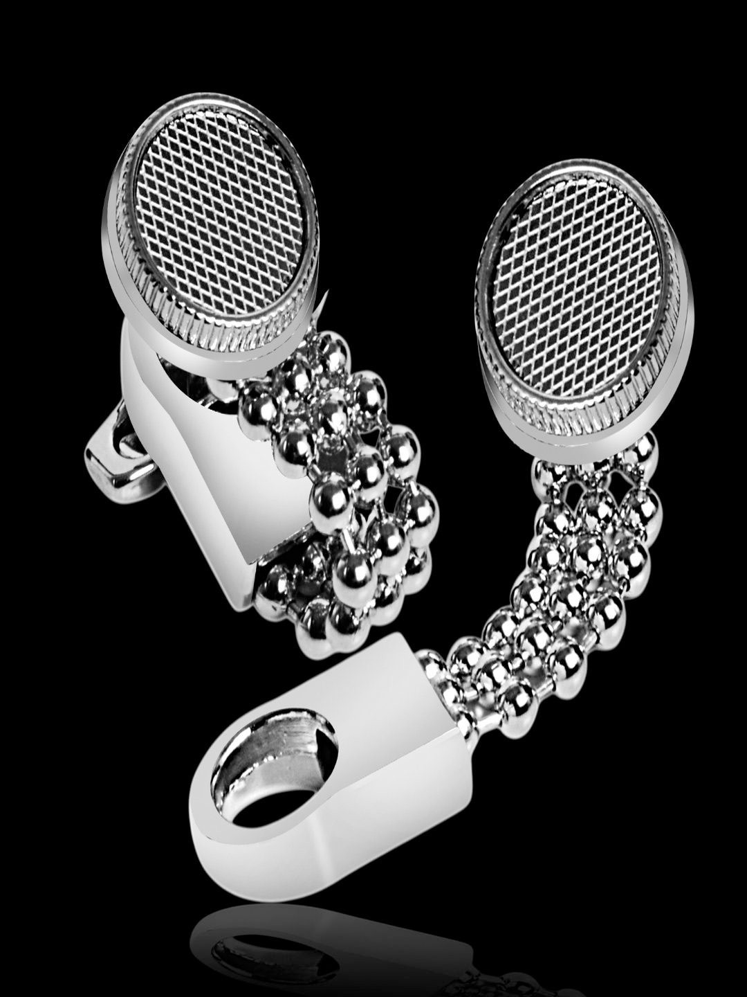 Curren Men Brass Cufflink Set