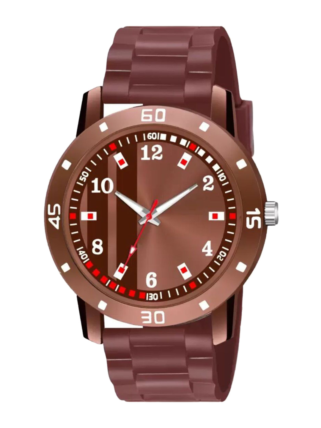 Miss Perfect Unisex Dial & Textured Straps Analogue Watch ACC25