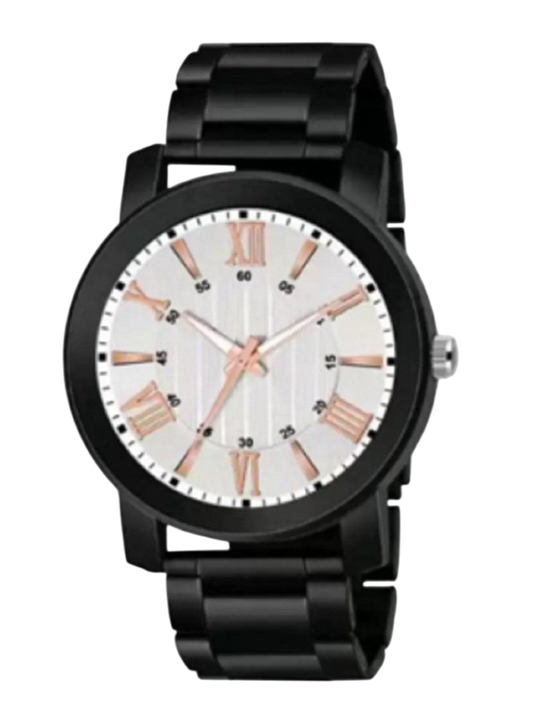 Miss Perfect Men Round Dial & Bracelet Style Straps Analogue Watch QR83