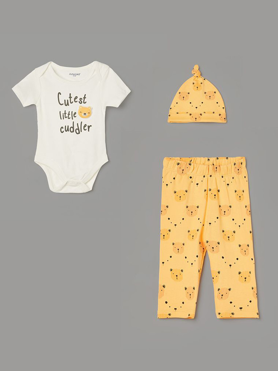 Juniors by Lifestyle Boys Printed Pure Cotton Leotard With Trouser & Cap