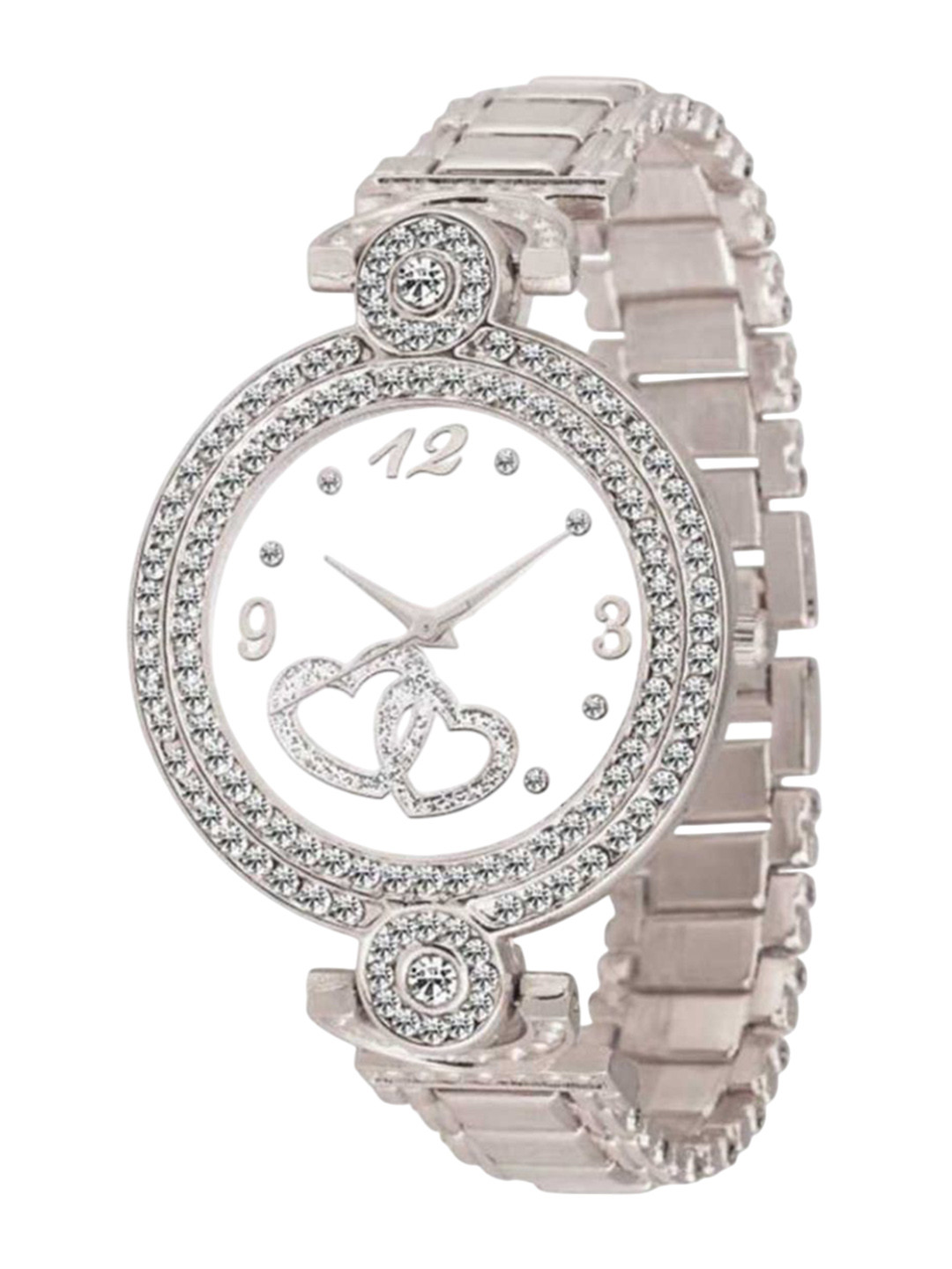 Miss Perfect Unisex Embellished Dial & Textured Straps Analogue Watch PayM299