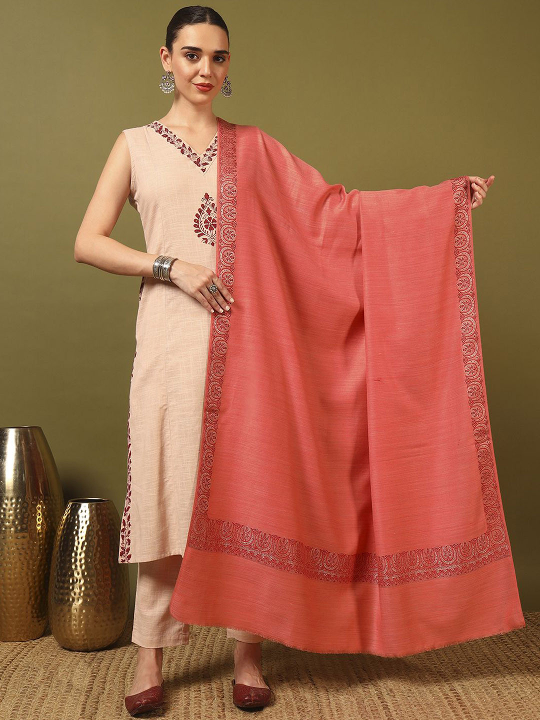 Kala Maison Woven Design Shawl