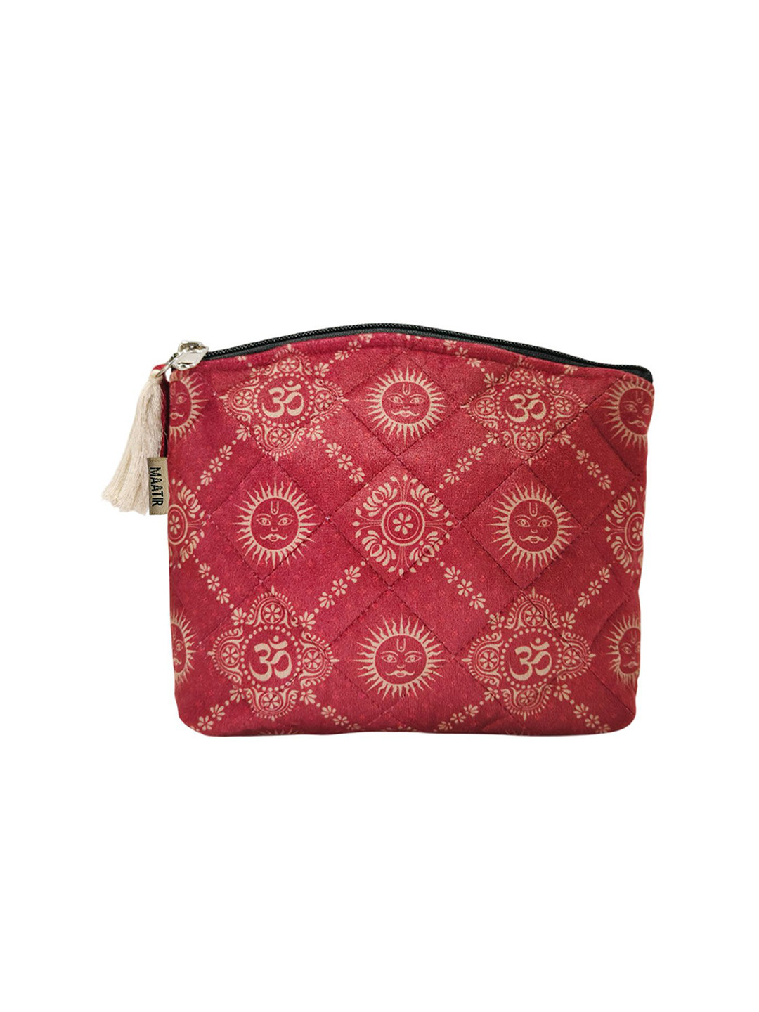 MAATIR DESIGNS Ethnic Motifs Printed Pouch Cosmetic Toiletry Pouch