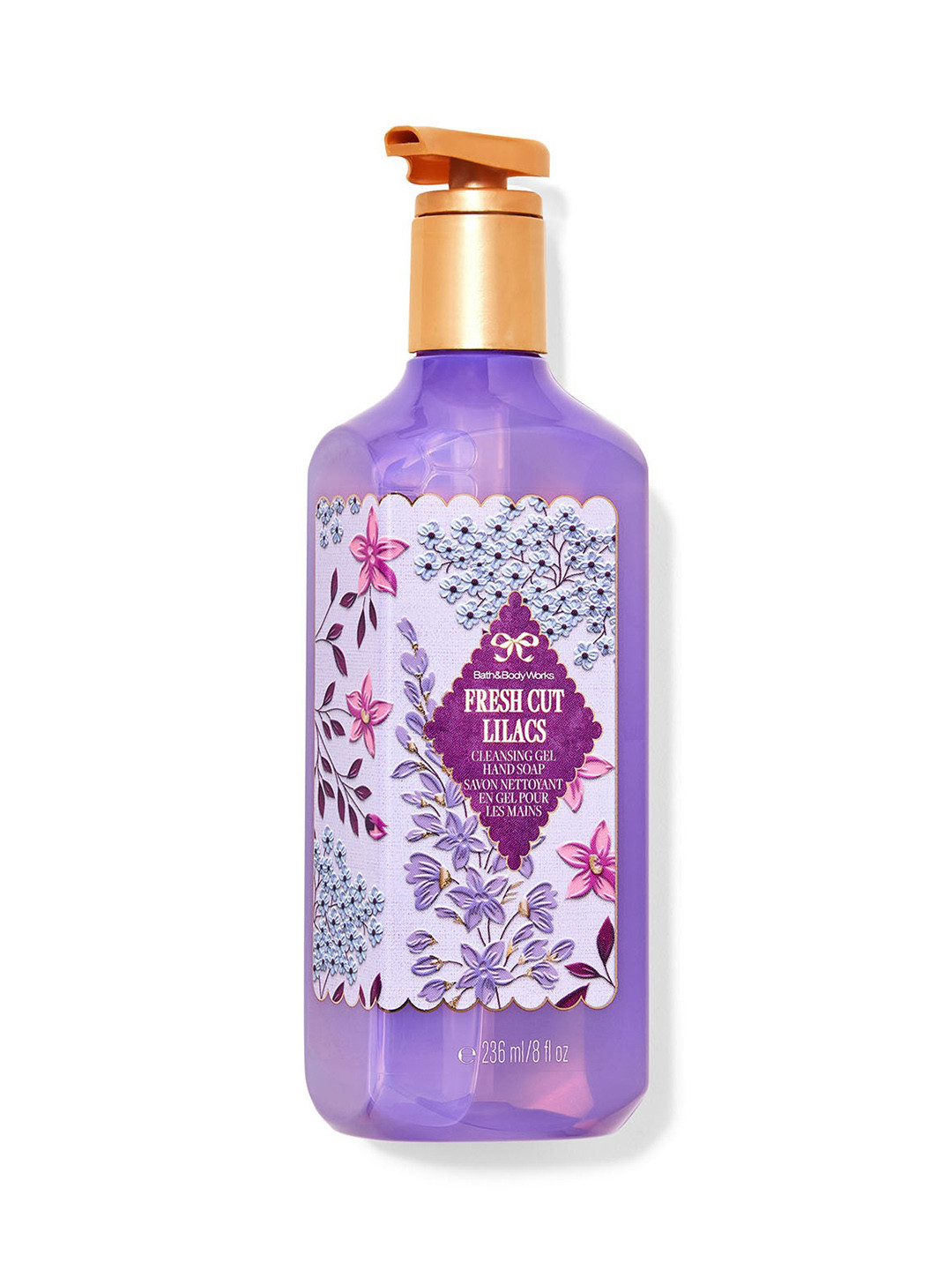 Bath & Body Works Fresh Cut Lilacs Cleansing Gel Hand Soap - 236 ml
