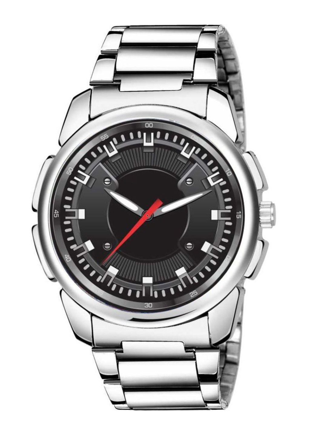 Miss Perfect Unisex Textured Dial & Bracelet Style Straps Analogue Watch QW507